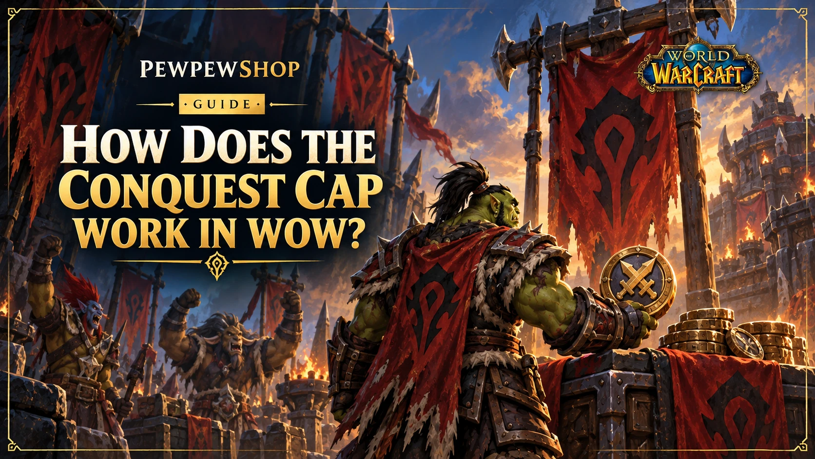 How Does the Conquest Cap Work in WoW? — PEWPEWSHOP boosting guide