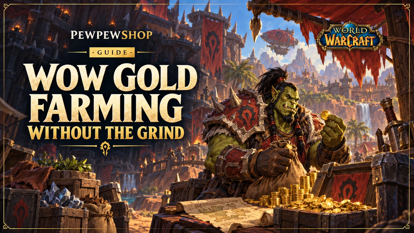 WoW Gold Farming Without the Grind: Smart, Repeatable Methods — PEWPEWSHOP boosting guide