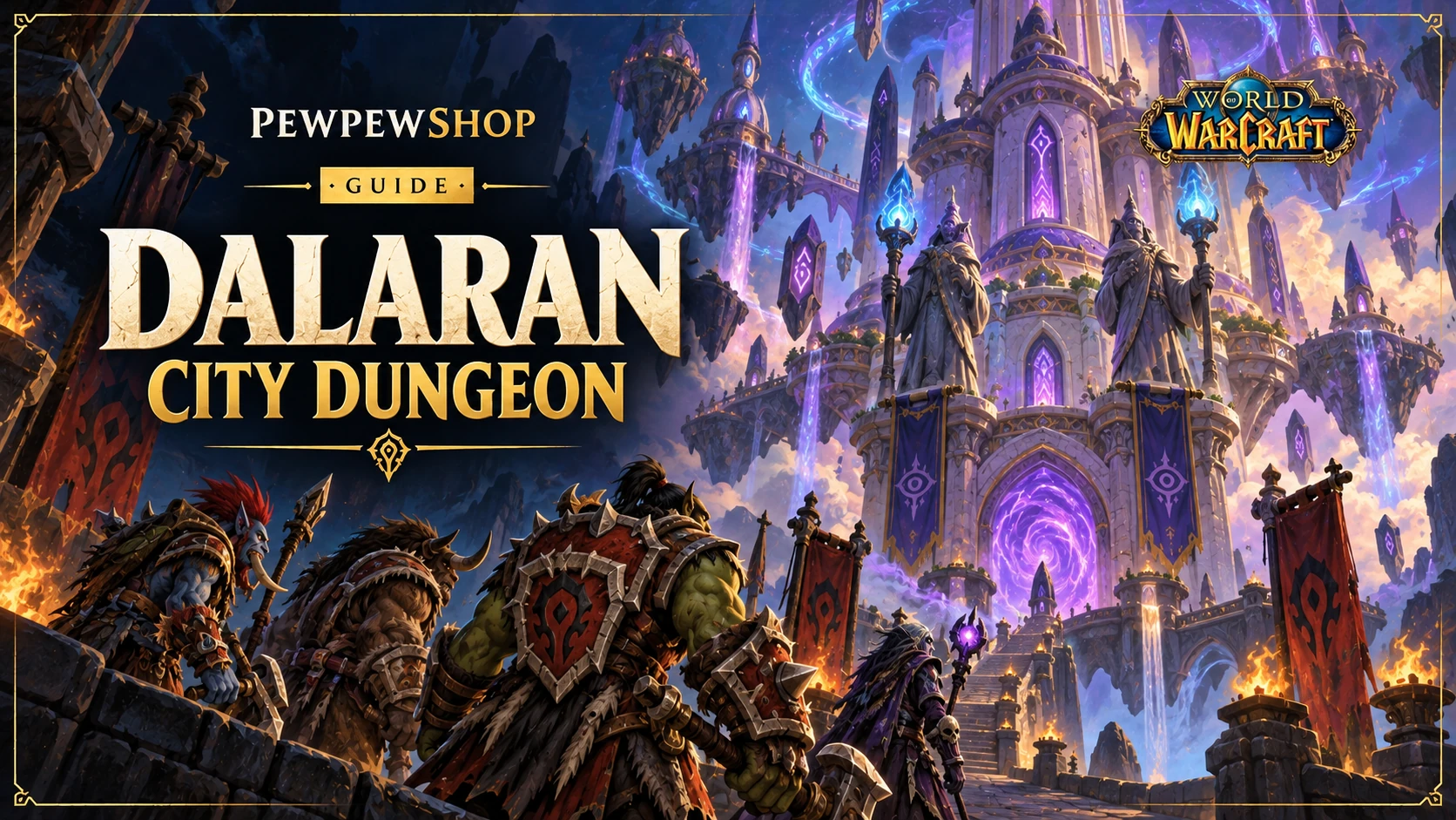 Dalaran Dungeon in WoW: Forever — What Is the Level 20–35 City-Dungeon? — PEWPEWSHOP boosting guide