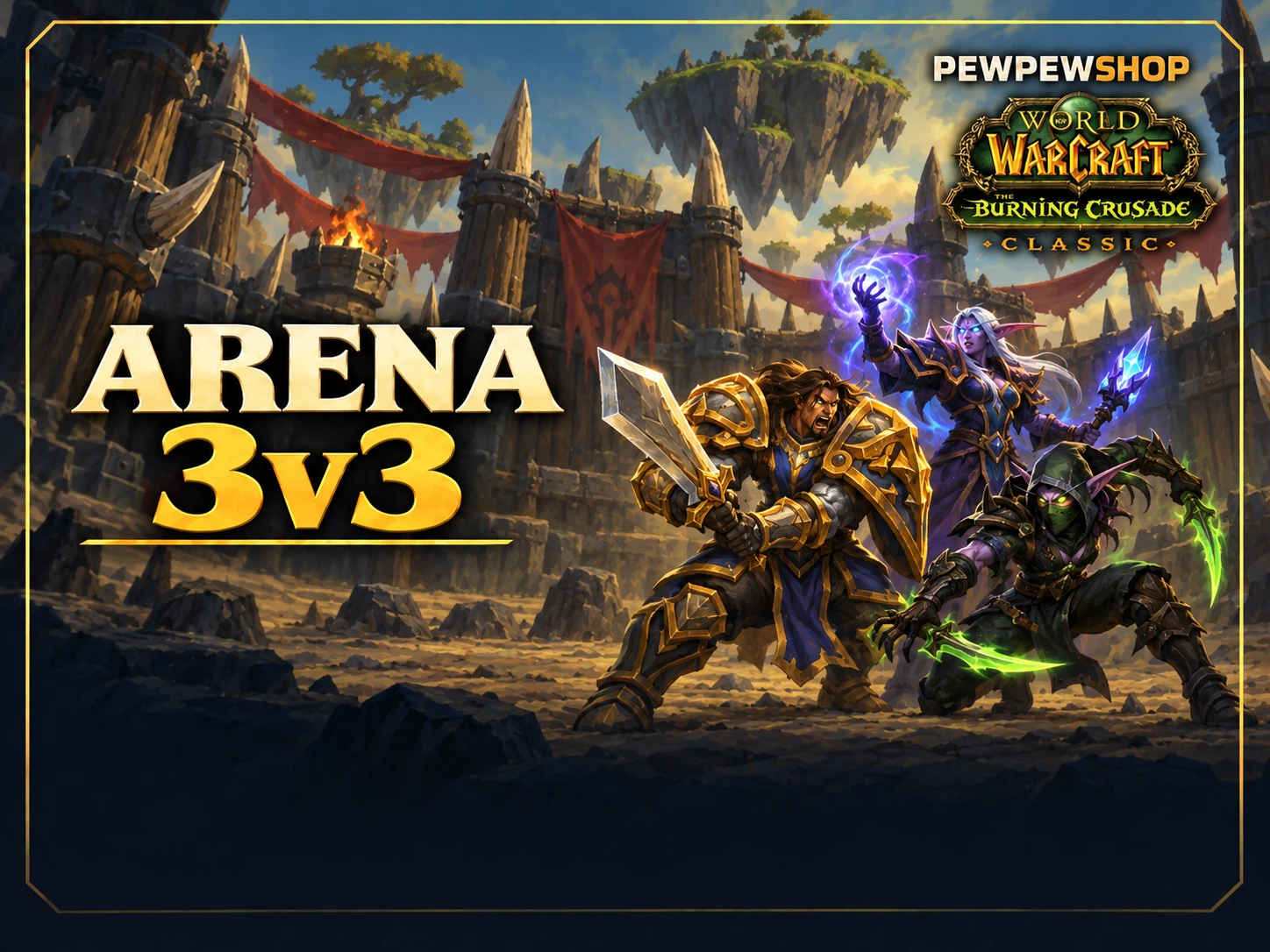 Arena 3v3 Rating Boost — boost