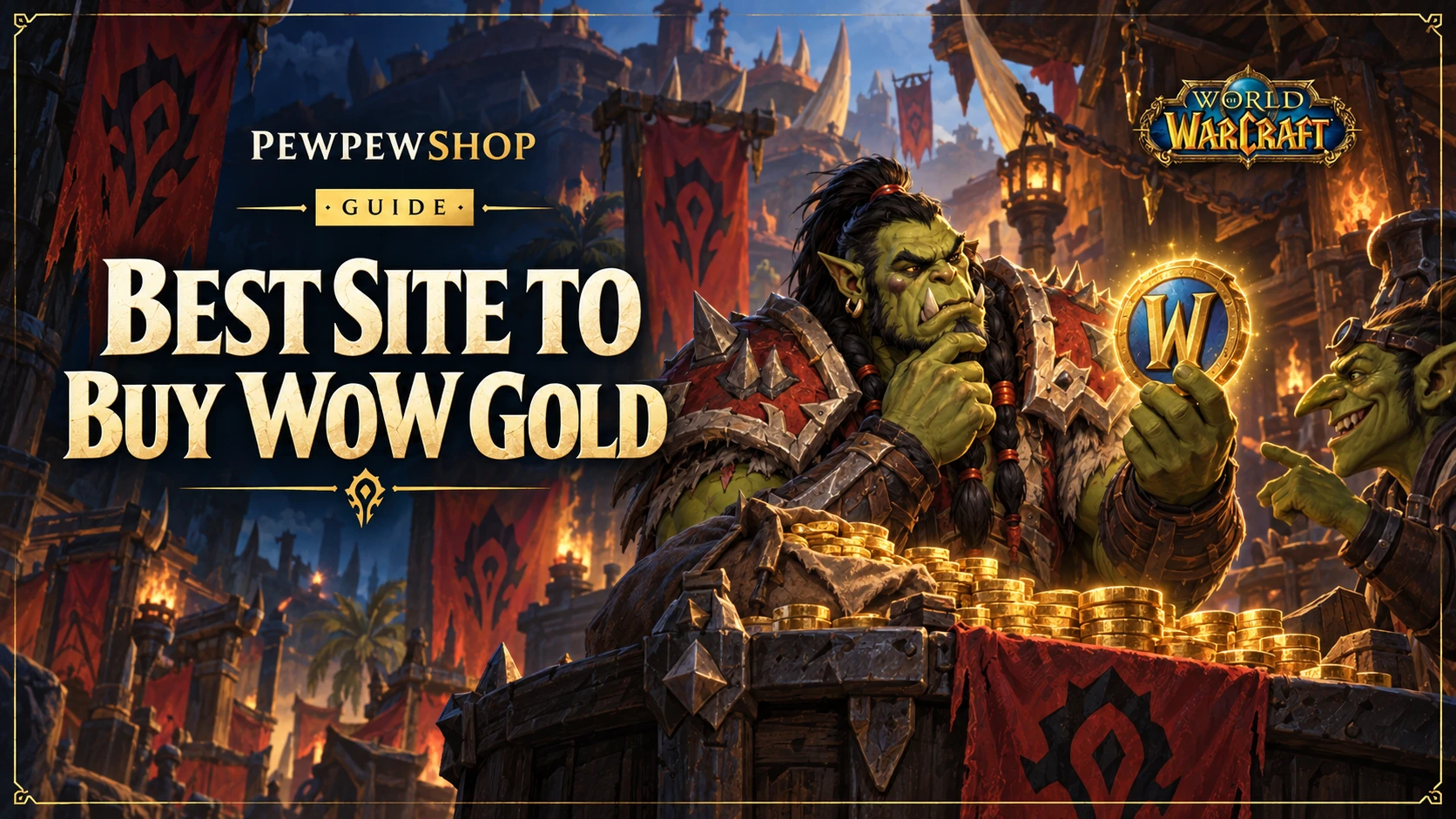 Best Site to Buy WoW Gold (Safe Options in 2026) — PEWPEWSHOP boosting guide