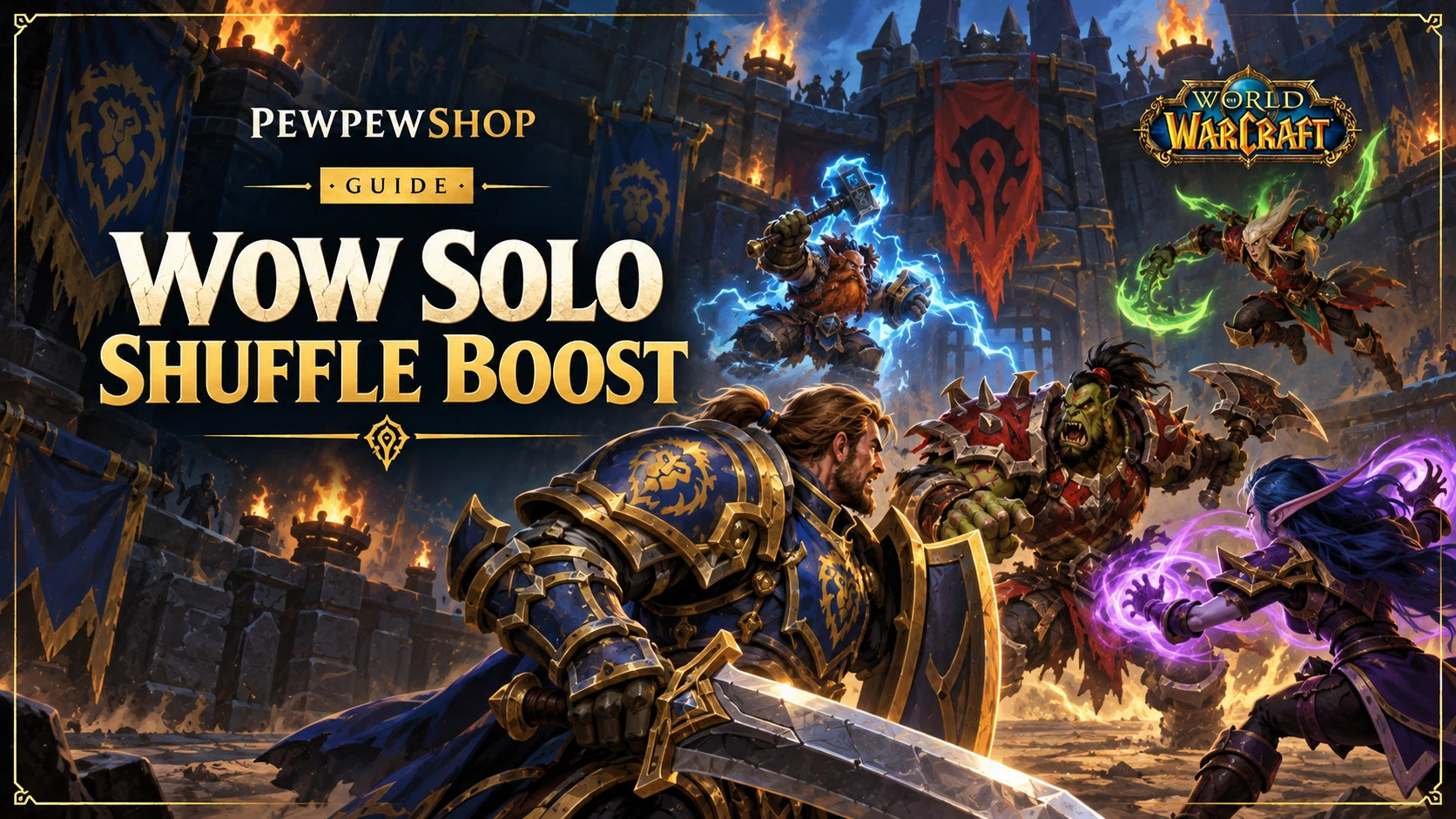 WoW Solo Shuffle Boost: What It Is, Ratings and Prices — PEWPEWSHOP boosting guide
