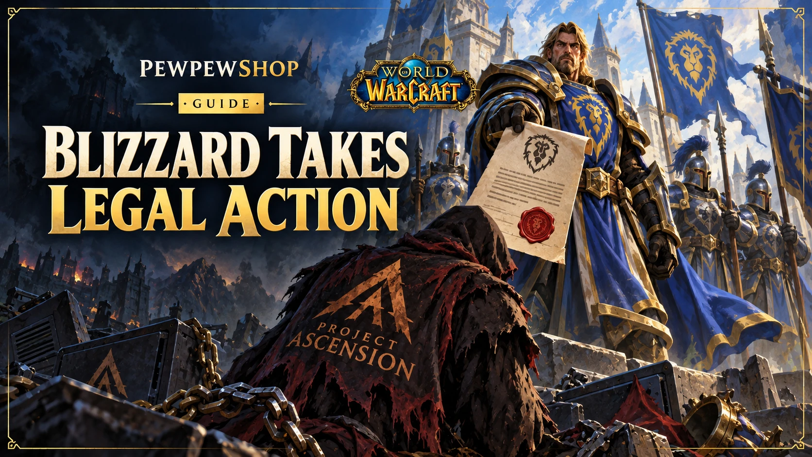 Blizzard Files Legal Action Against Project Ascension, One of WoW's Largest Private Servers — PEWPEWSHOP boosting guide