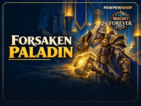 Forsaken Paladin Leveling 1–60 — boost