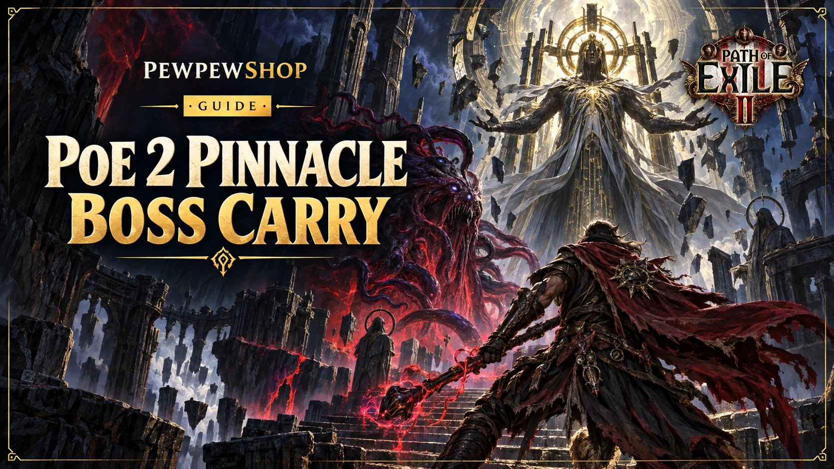 PoE 2 Pinnacle Boss Carry: The Pit, Arbiter & Uber Kills Explained — PEWPEWSHOP boosting guide