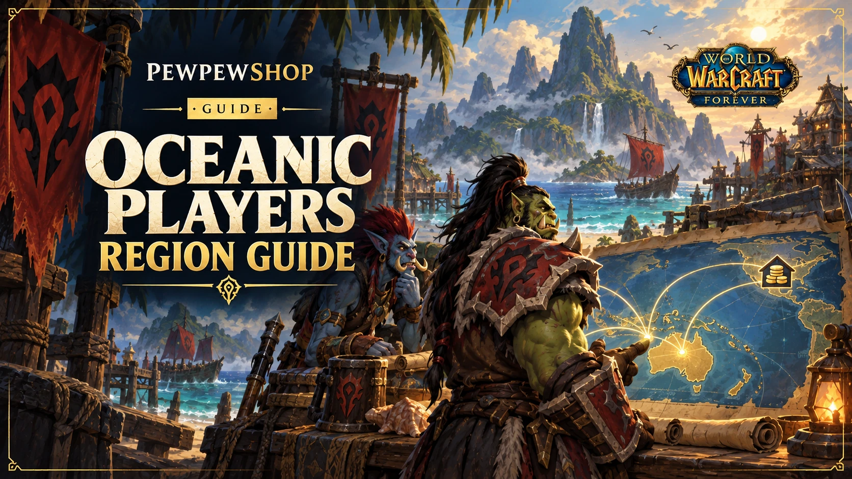 WoW: Forever Oceanic Servers — How OCE Players Are Hosted — PEWPEWSHOP boosting guide