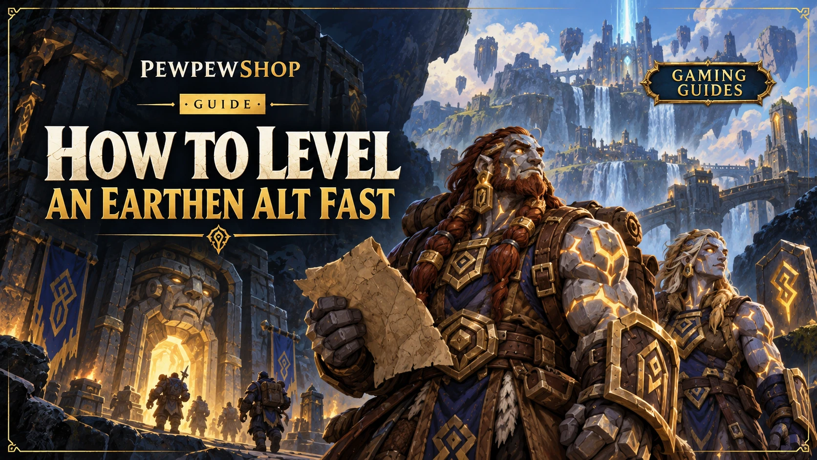 How to Level an Earthen Alt Fast (and Unlock the Race) — PEWPEWSHOP boosting guide