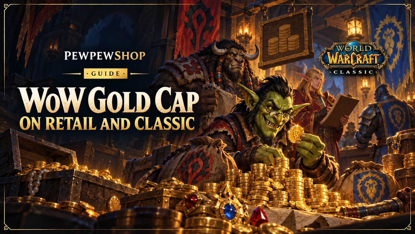 Gold Cap in WoW: History, Current Limits and What Whales Actually Buy — PEWPEWSHOP boosting guide