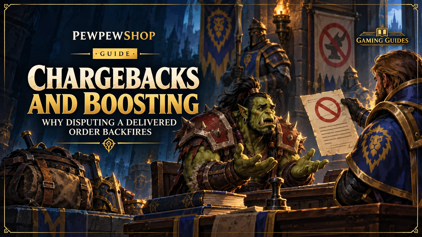 Chargebacks and Boosting: Why Disputing a Delivered Order Backfires — PEWPEWSHOP boosting guide