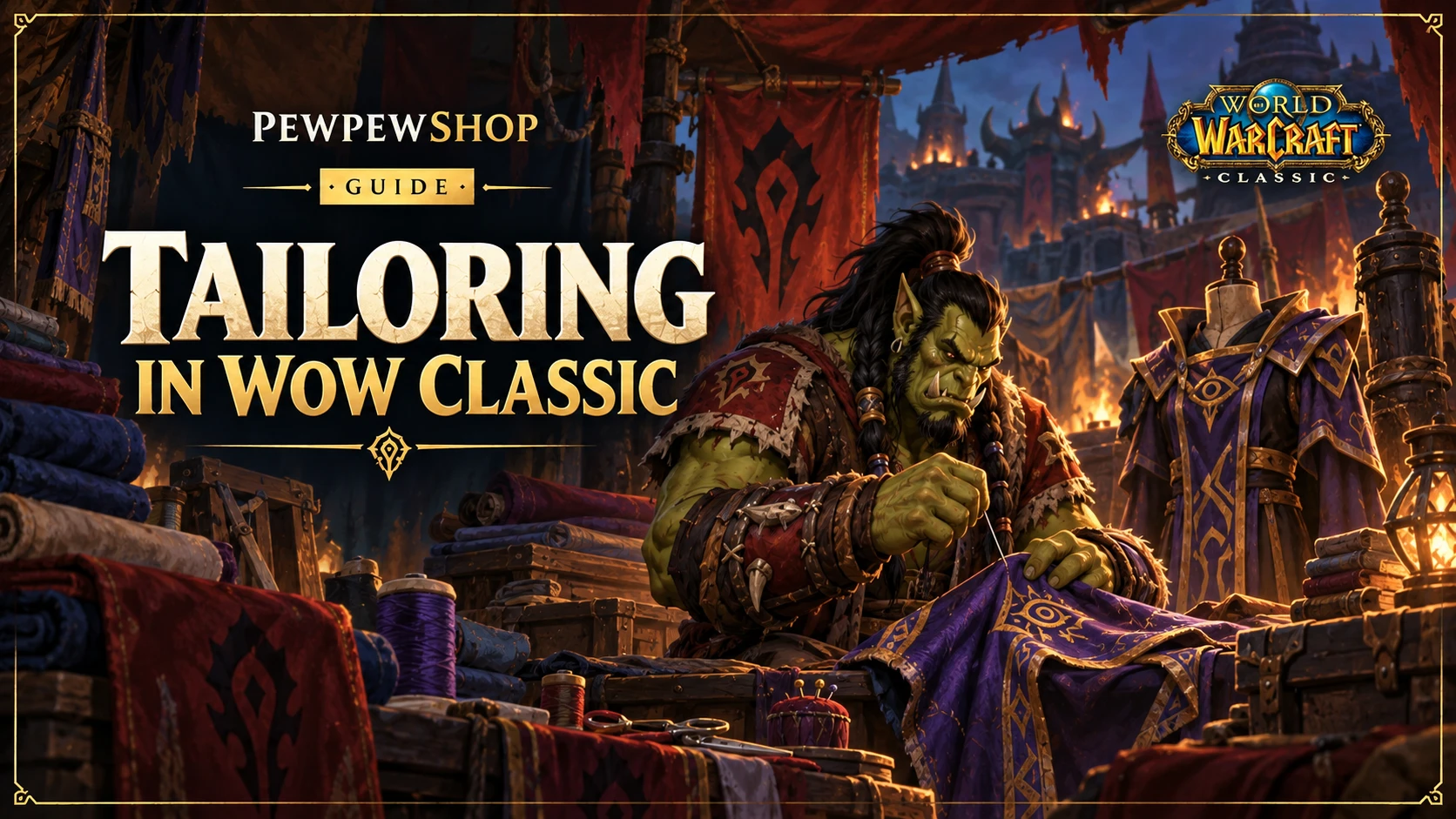 Tailoring in WoW Classic: Full Guide & Overview — PEWPEWSHOP boosting guide