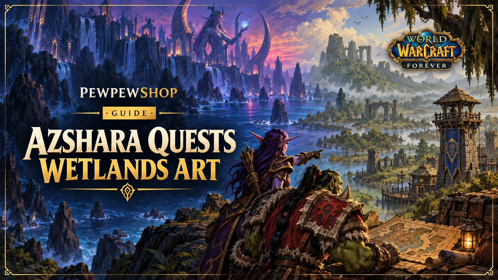 Azshara Gets More Quests and Wetlands Gets New Art in WoW: Forever — PEWPEWSHOP boosting guide