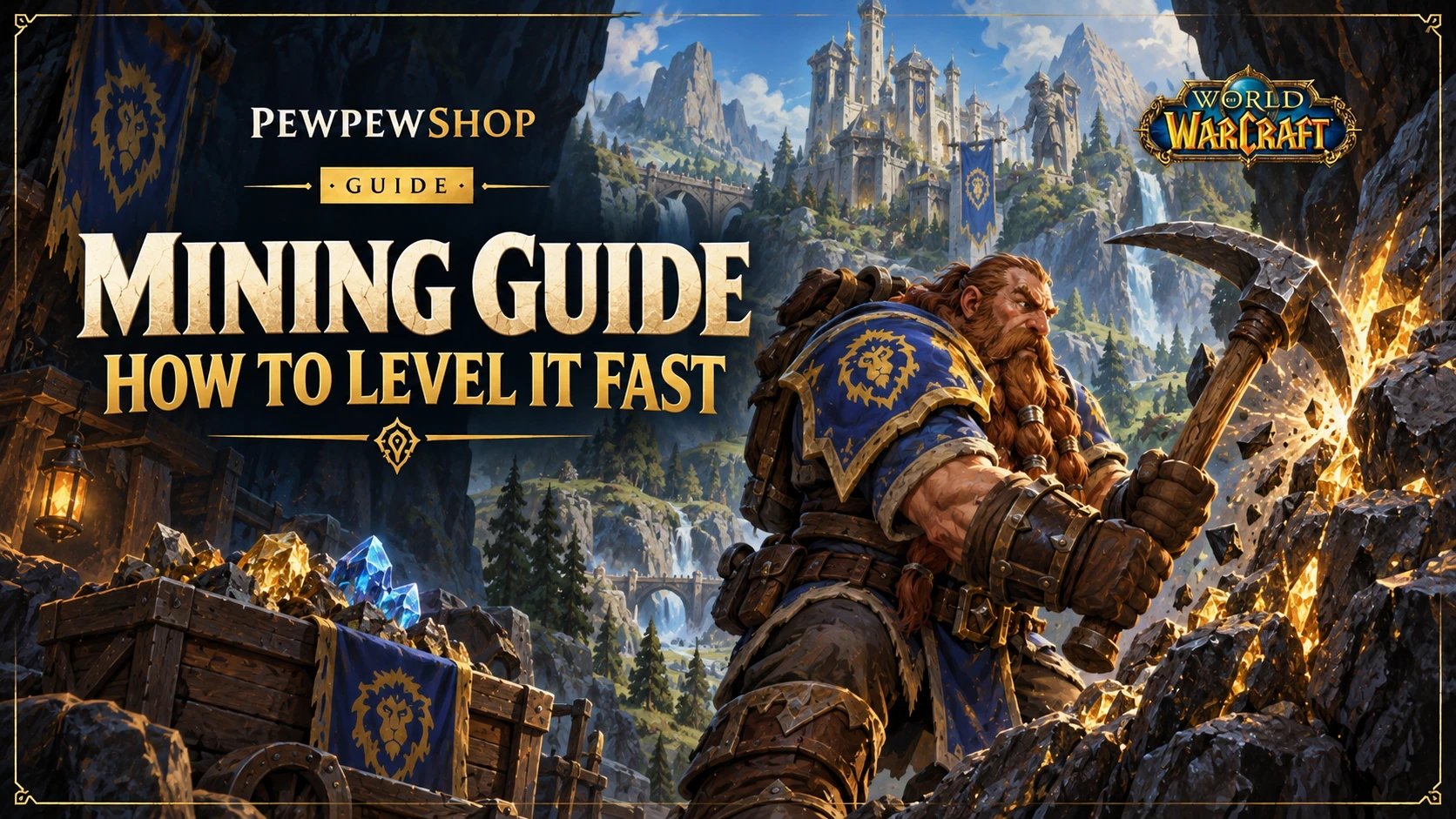 World of Warcraft Mining Guide: How to Level It Fast — PEWPEWSHOP boosting guide