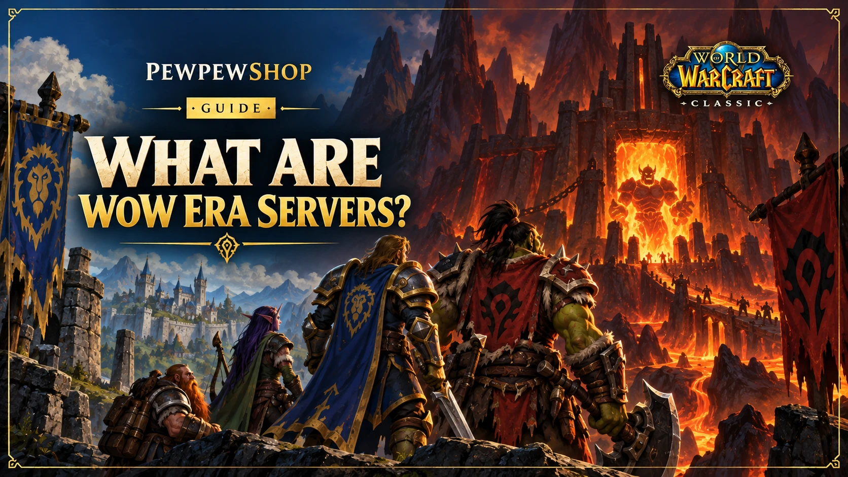 What Are WoW Era Servers? Classic Vanilla, Permanently — PEWPEWSHOP boosting guide