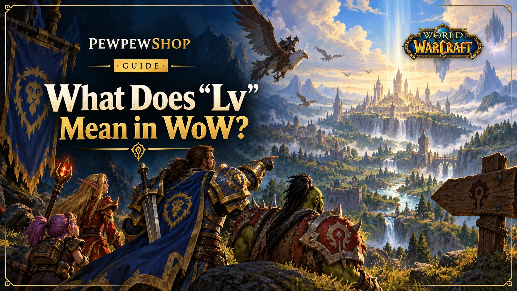 What Does "Lv" Mean in WoW? (Level Explained) — PEWPEWSHOP boosting guide