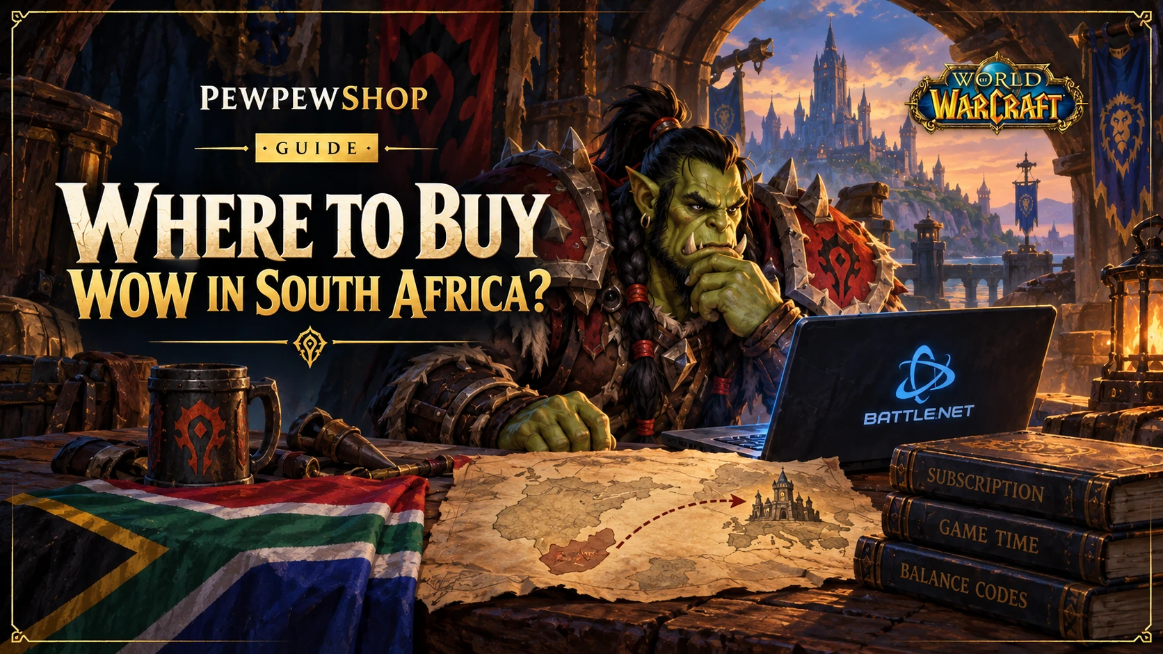 Where to Buy WoW in South Africa (.co.za)? — PEWPEWSHOP boosting guide