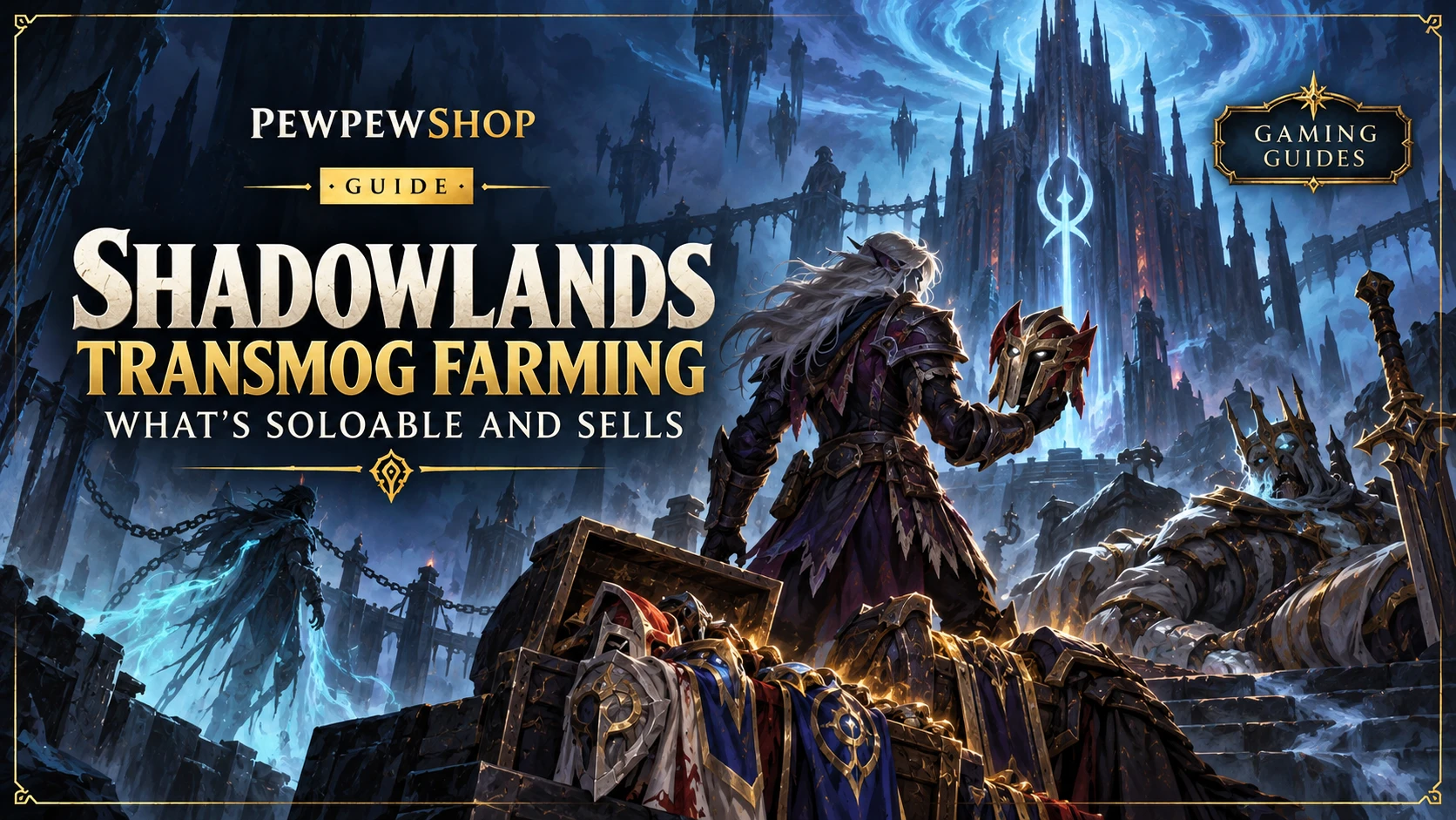 Shadowlands Transmog Farming: What's Soloable and Sells — PEWPEWSHOP boosting guide