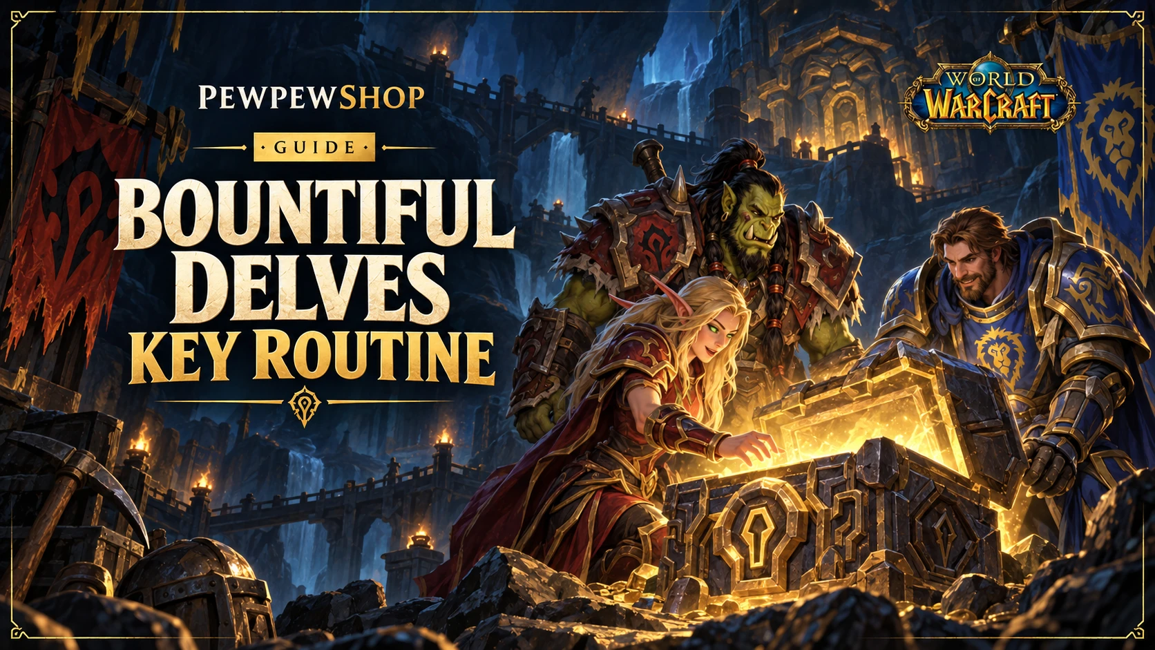 WoW Bountiful Delves and the Weekly Coffer Key Routine: A Practical Guide — PEWPEWSHOP boosting guide