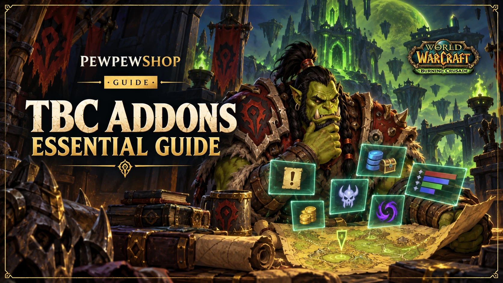 Best TBC Anniversary Addons: Questie, AtlasLoot and More — PEWPEWSHOP boosting guide
