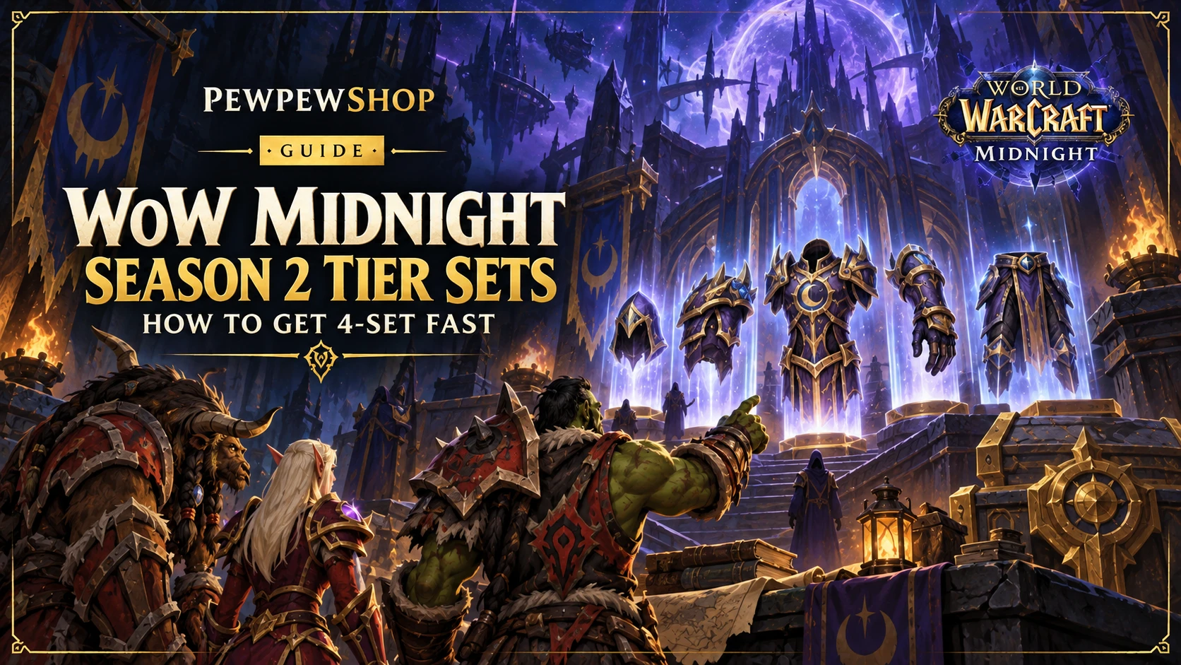 WoW Midnight Season 2 Tier Sets: What's Confirmed — PEWPEWSHOP boosting guide