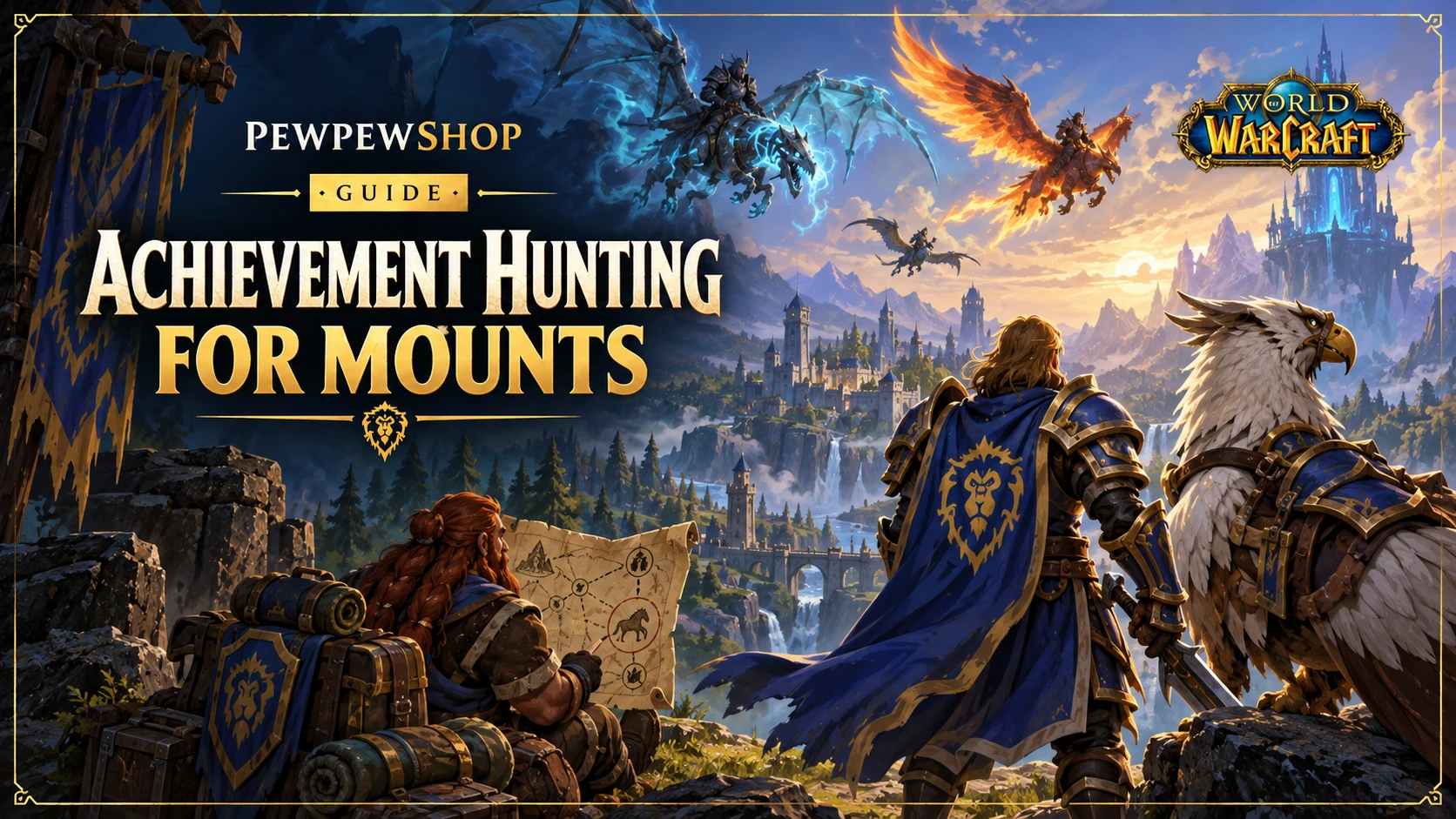 Achievement Hunting for Mounts: The Most Efficient Routes — PEWPEWSHOP boosting guide