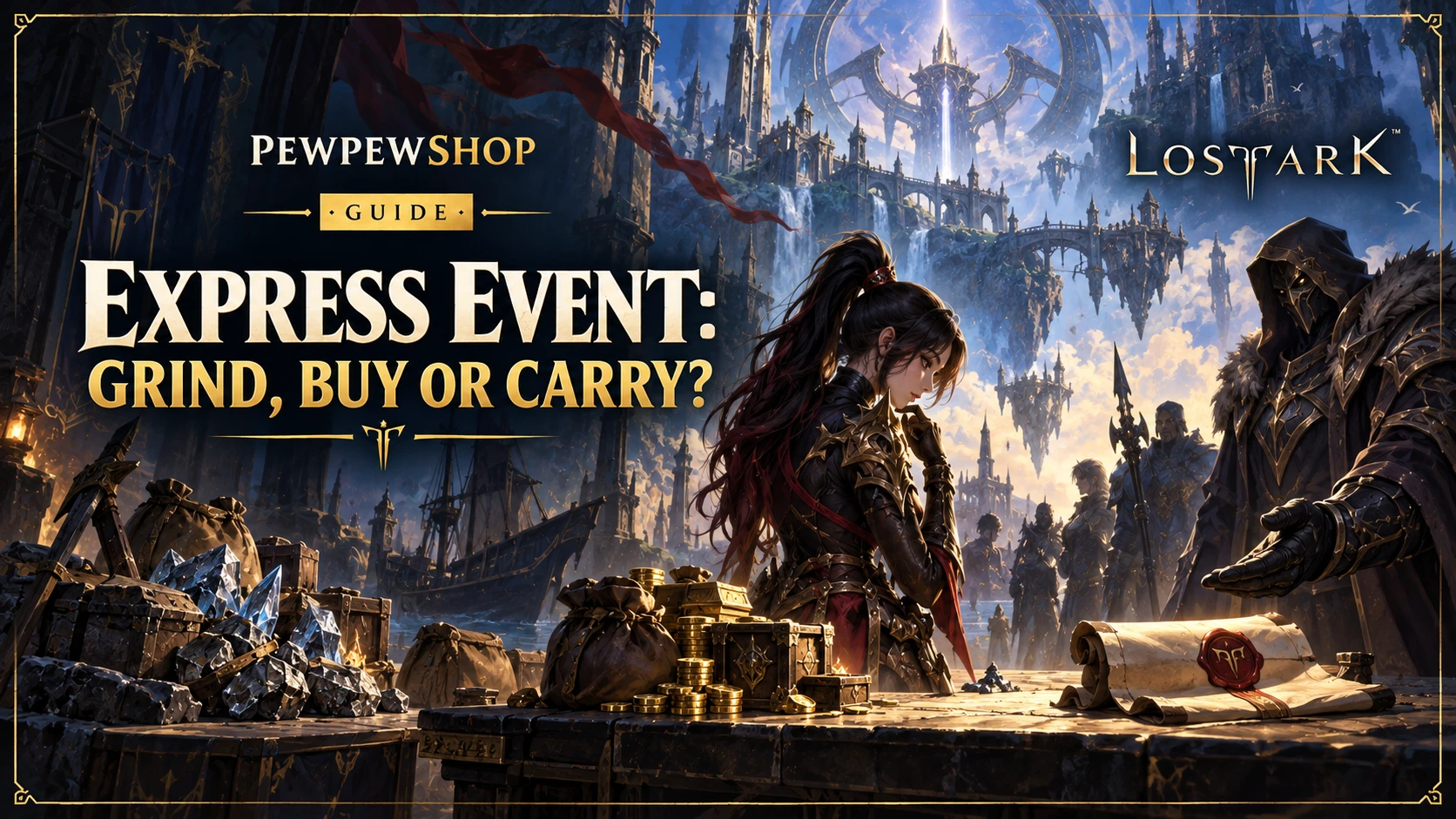 Lost Ark Express Event: Catch-Up Boost vs Buying Mats — What Actually Saves You Time — PEWPEWSHOP boosting guide