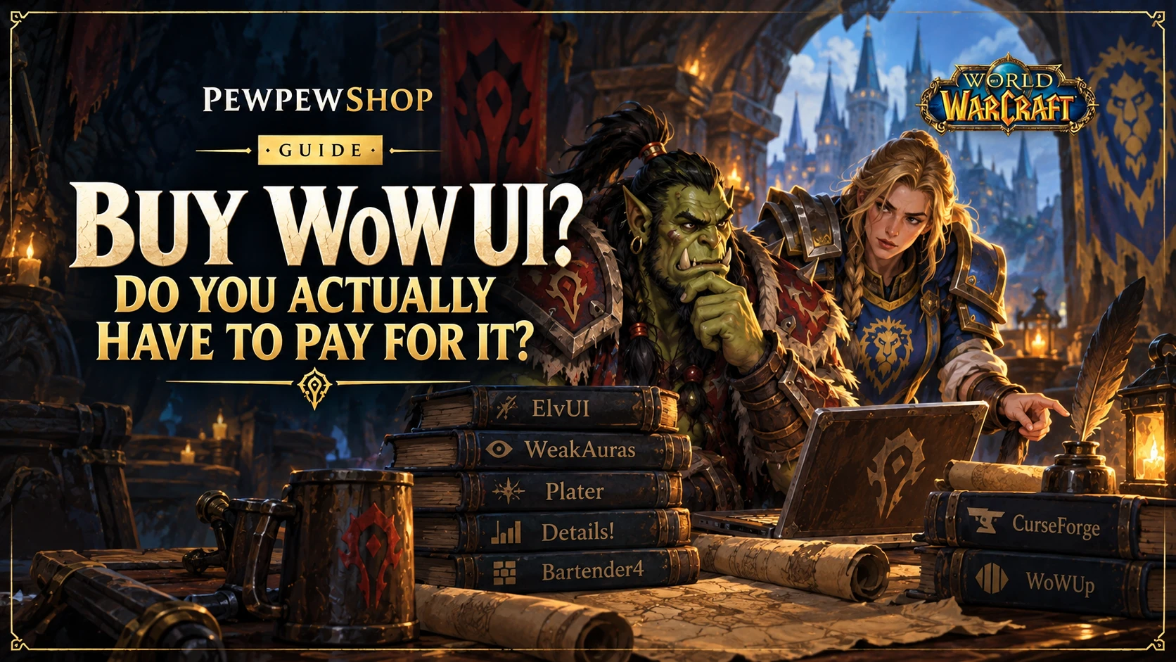 Buy WoW UI: Do You Actually Have to Pay for It? — PEWPEWSHOP boosting guide