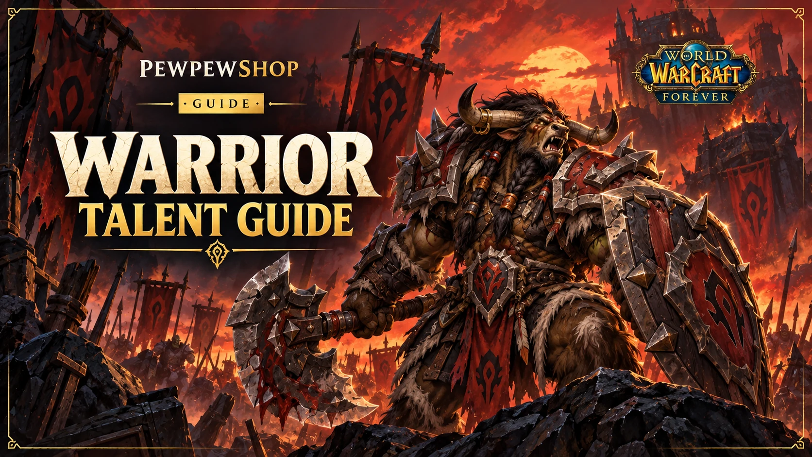 WoW: Forever Warrior Talents, Rage and Victory Rush — PEWPEWSHOP boosting guide