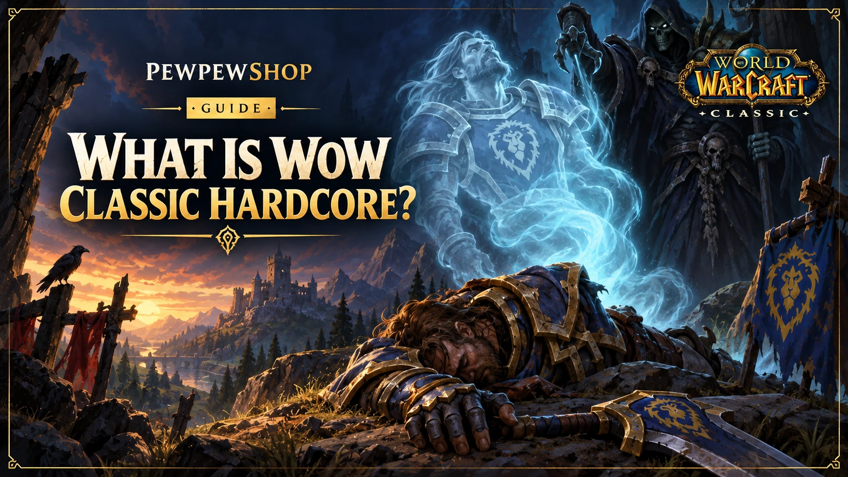 What Is WoW Classic Hardcore? One Life, No Second Chances — PEWPEWSHOP boosting guide