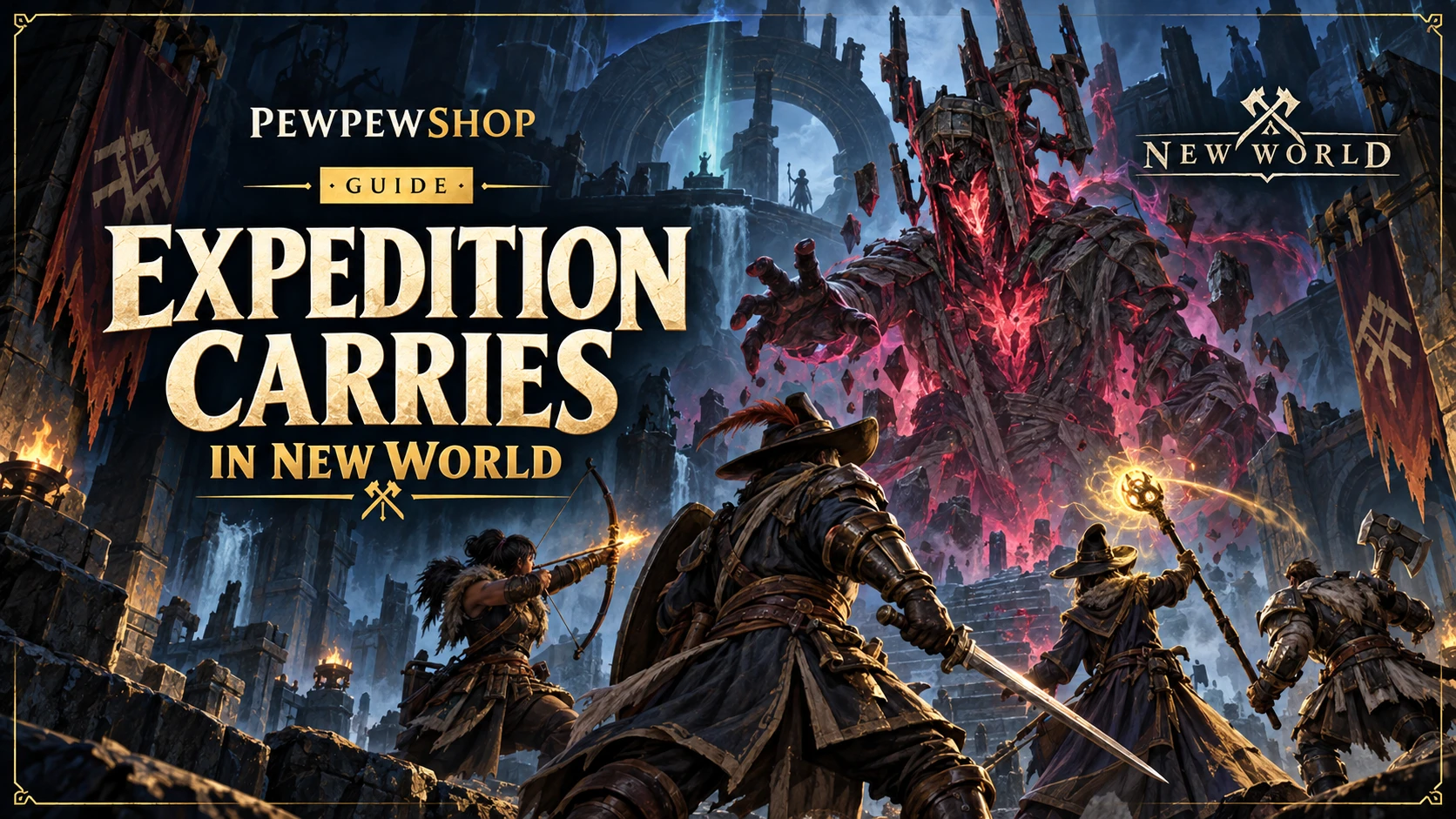 Expedition Carries in New World: Mutations and Rewards — PEWPEWSHOP boosting guide