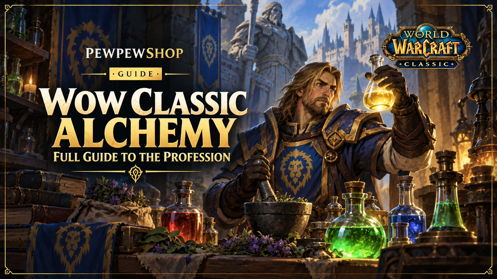 WoW Classic Alchemy: Full Guide to the Profession — PEWPEWSHOP boosting guide