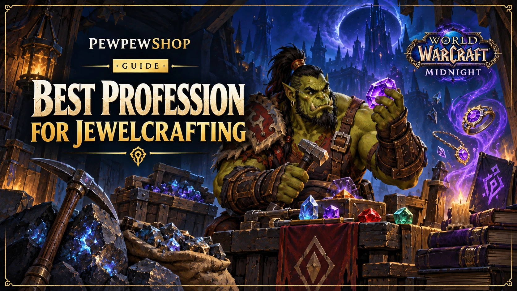 Best Profession to Pair With Jewelcrafting in WoW Midnight — PEWPEWSHOP boosting guide