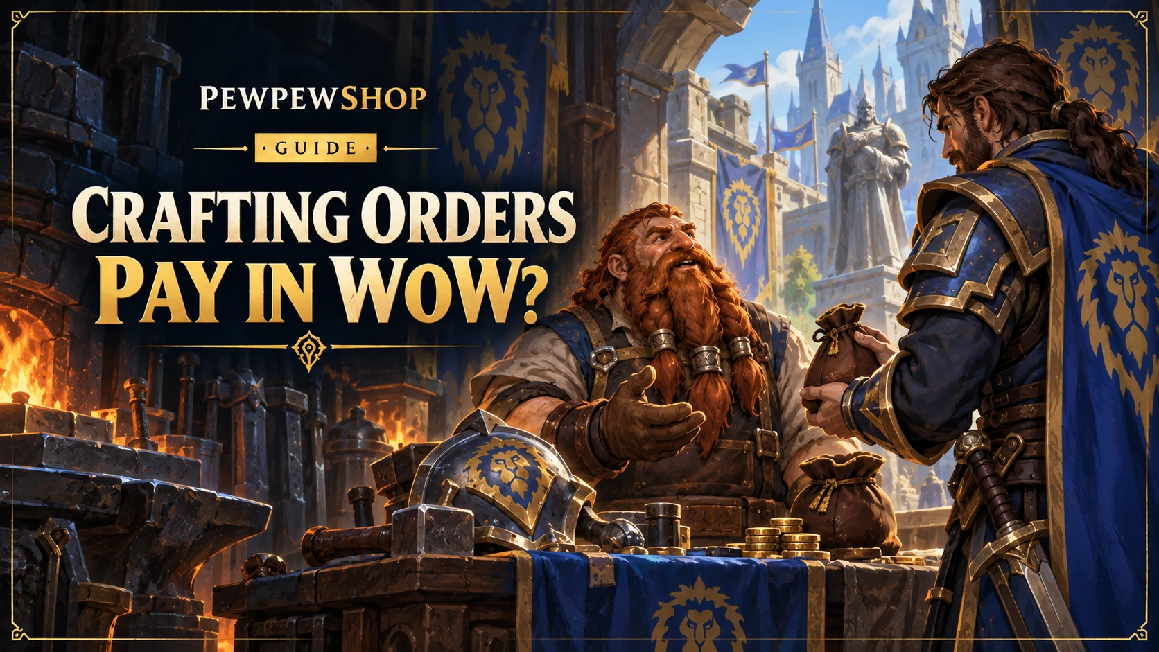 How Much Commission Do Crafting Orders Pay in WoW? — PEWPEWSHOP boosting guide