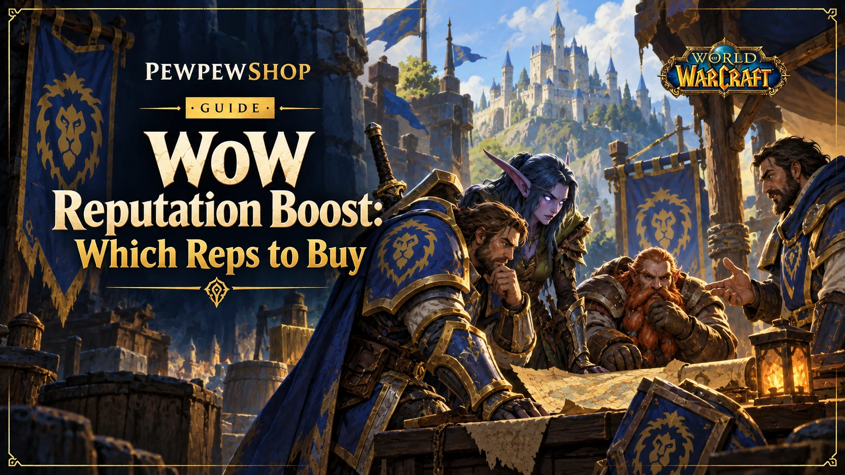 WoW Reputation Boost: Price, Speed & Which Reps to Buy — PEWPEWSHOP boosting guide