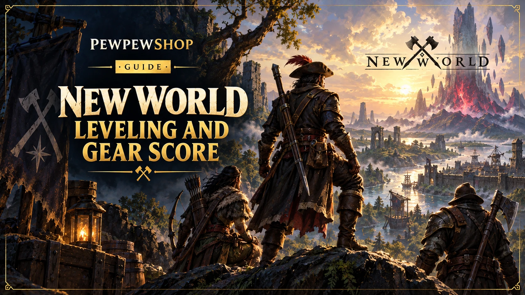 New World Leveling and Gear Score: A Steady Climb to Endgame — PEWPEWSHOP boosting guide