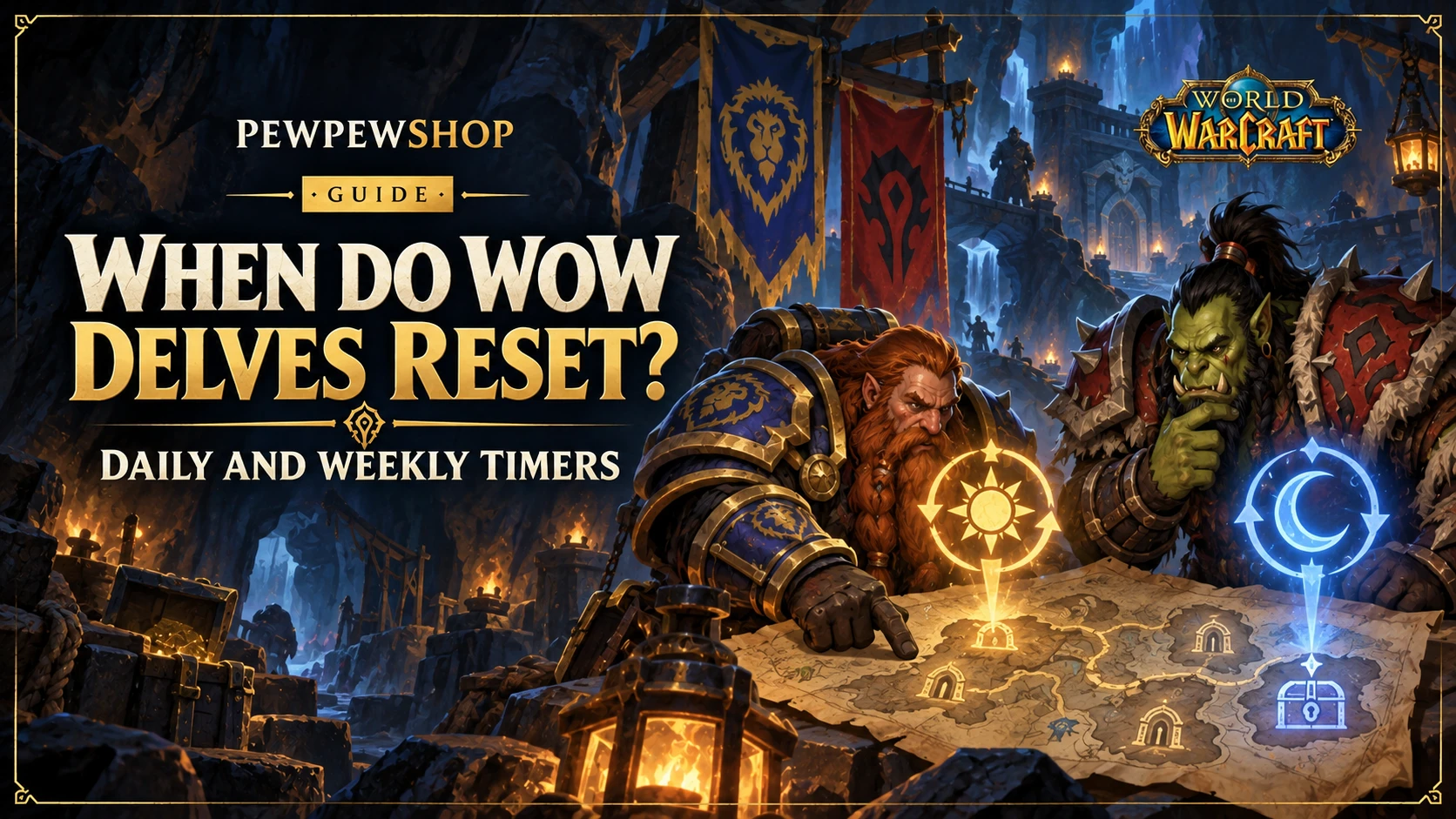 When Do WoW Delves Reset? Daily and Weekly Timers — PEWPEWSHOP boosting guide