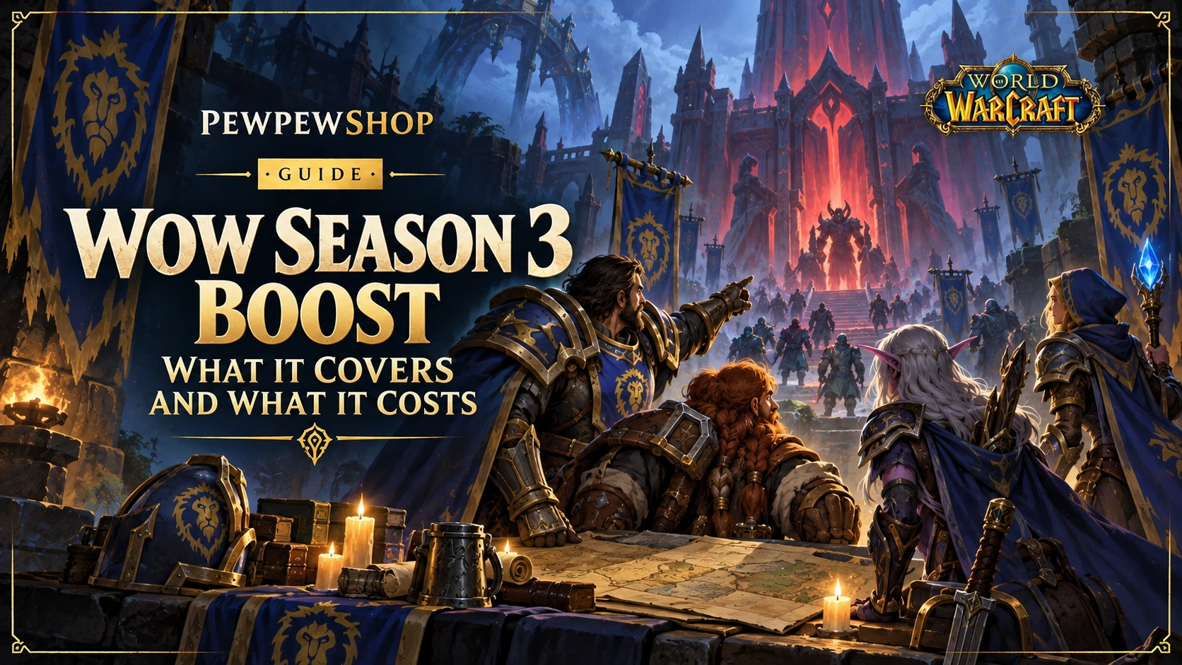 WoW Season 3 Boost: What It Covers and What It Costs — PEWPEWSHOP boosting guide