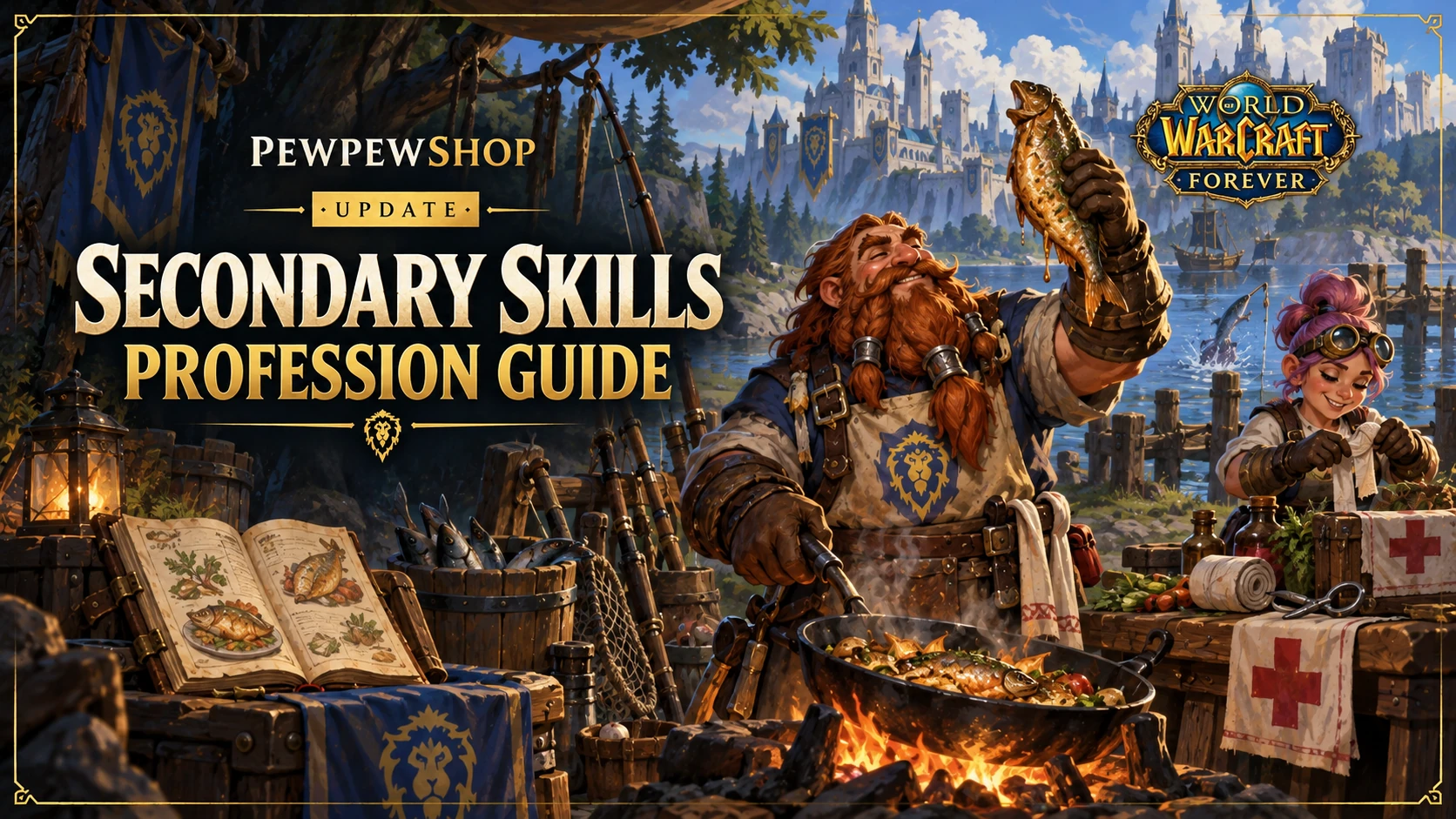 Cooking, Fishing and First Aid in WoW: Forever — What Is Confirmed — PEWPEWSHOP boosting guide