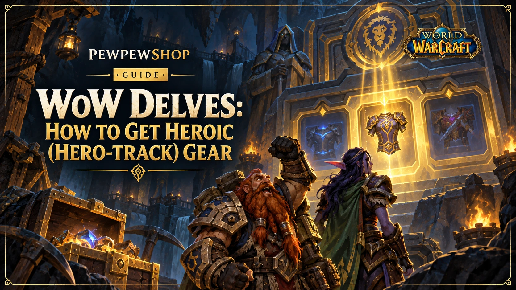 WoW Delves: How to Get Heroic (Hero-Track) Gear — PEWPEWSHOP boosting guide