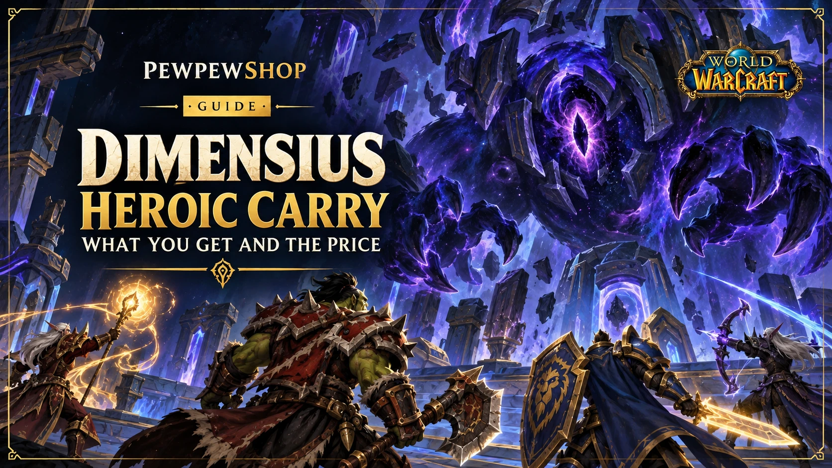 Dimensius Heroic Carry: What You Get and the Price — PEWPEWSHOP boosting guide