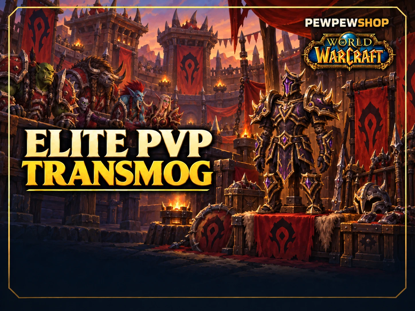 Elite PvP Transmog Set — 1800 Rating Unlock (Midnight S2) — boost