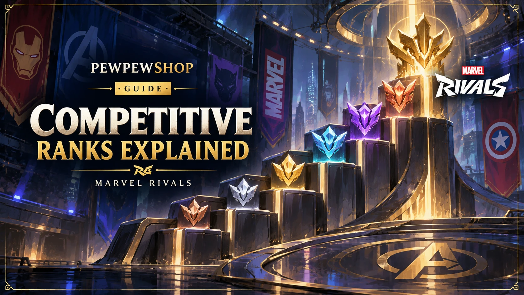 Marvel Rivals Rank Boost: How the Competitive Ladder Really Works — PEWPEWSHOP boosting guide