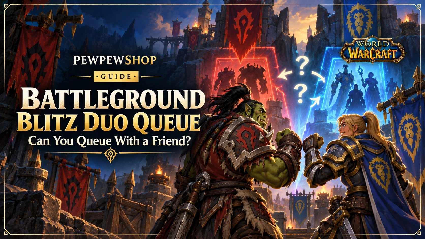 Battleground Blitz Duo Queue: Can You Queue With a Friend? — PEWPEWSHOP boosting guide