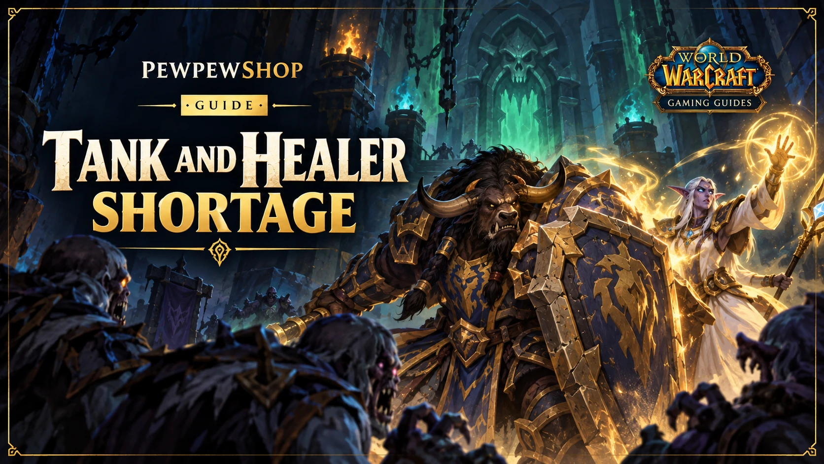 Tank and Healer Shortage: Why Roles Change Your M+ Climb — PEWPEWSHOP boosting guide