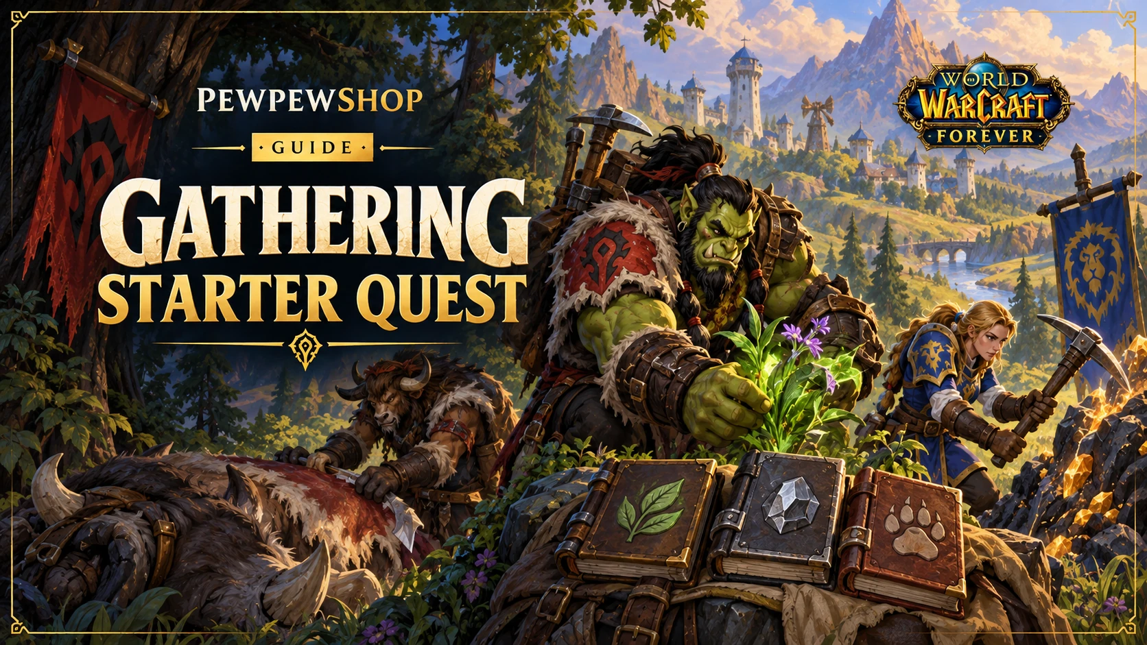 WoW: Forever Gathering Profession Quest at Level 3 — What It Gives — PEWPEWSHOP boosting guide